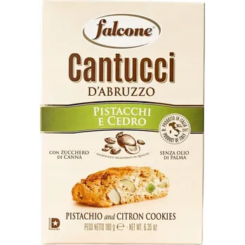 Falcone Cantucci Pistacchi Cedro, italské sušenky s pistáciemi (180 g)