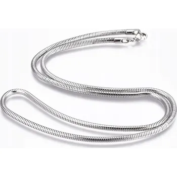 Náhrdelník Řetízek Náhrdelník Nerezová Ocel, pro rukodělné aktivity, Vzor Had, Délka 50 cm, 1 Ks