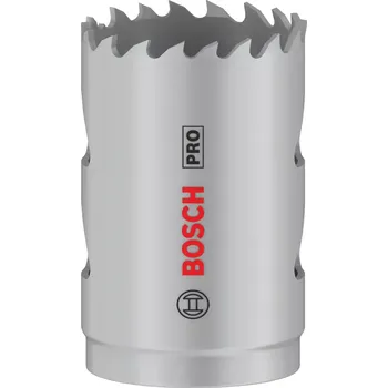 Pilová děrovka Vrtací korunka - děrovka na měkké dřevo, sádrokarton, plasty, kovové trubky a neželezné kovy Bosch PRO Multi Material - 35x44mm, 8% kobaltu, rychlořezná ocel, beznástrojový upínací systém Power Change Plus (2608901504)