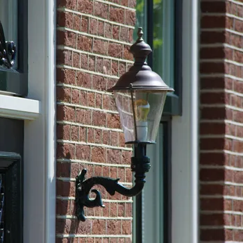 Venkovní osvětlení K.S. Verlichting Venkovní nástěnné svítidlo Hoorn, horní zásuvka, zelené měděná, čirá 1 x 60 W - Doprava zdarma