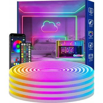 LED osvětlení SADA VODĚODOLNÁ RGB LED PÁSKA 15m s DÁLKOVÝM OVLÁDÁNÍM + NAPÁJECÍ ZDROJ