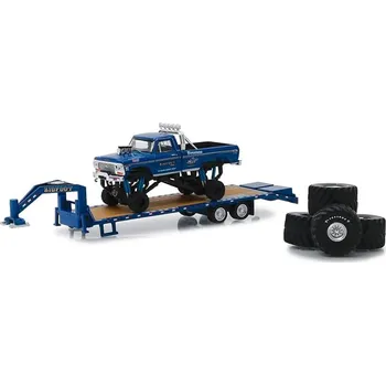 autíčko Ford F-250 Bigfoot #1 Monster Truck s návěsem 1:64 Ford F250 Bigfoot - kovový model