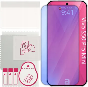 Pouzdro na mobilní telefon Hybridní Sklo 9H pro Vivo S50 Pro Mini, alternativa tvrzeného skla, flexibilní