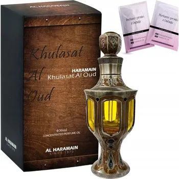 Unisex parfém Al Haramain Khulasat Al Oud 30 ml CPO (Koncentrovaný parfémový olej)