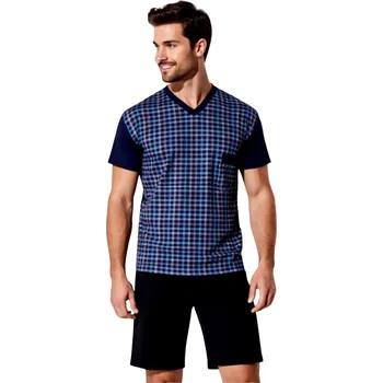 Pánské pyžamo Pánské Pyžamo Krátké FOLTÝN PK 358 Velikost: M