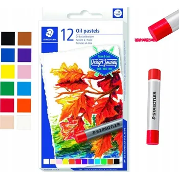 Pastelka Olejové pastelky Staedtler KARAT, 11 mm, 12 kol.