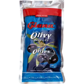 paštika a pomazánka CZ distribuce Giana Olivy černé bez pecky 180 g