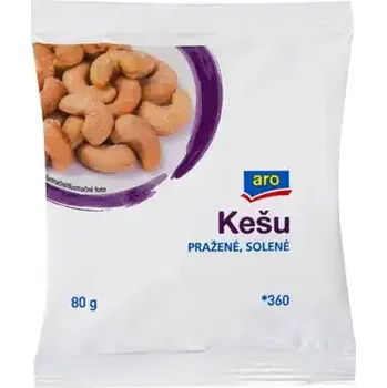 Chips CZ distribuce aro Kešu pražené solené 80 g