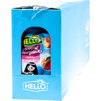 Dětská výživa CZ distribuce Hello Ovocná kapsička broskev 100 g