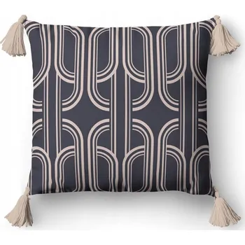 Povlak na polštářek Dekorační povlak na polštář 45x45 5386 A šedý béžový květiny Panama 58