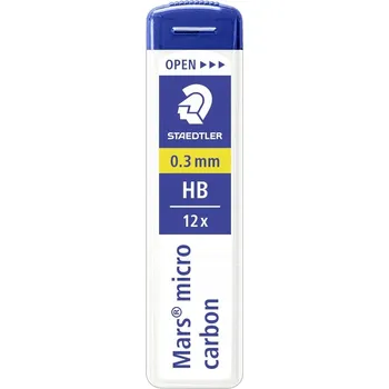 Náplň do tužky grafit 0,3 mm HB Staedtler černá