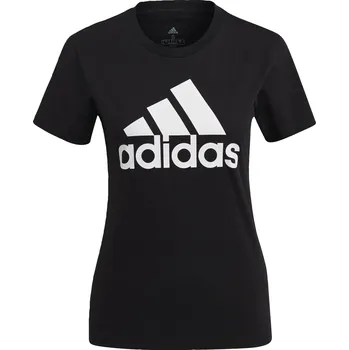 Pánská móda ADIDAS Tričko Essentials Logo 2XS BÍLÁ|ČERNÁ