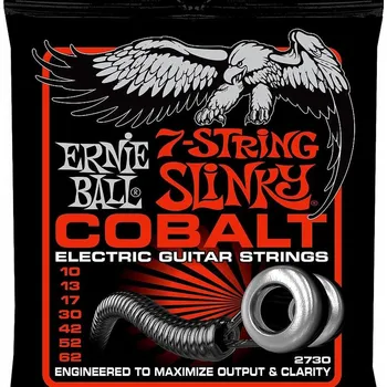 Hudební nástroj Kytarové struny Ernie Ball 7-String Slinky Cobalt