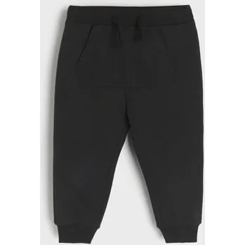 Chlapecké kalhoty Sinsay - Bavlněné kalhoty Jogger - černá - 874CF-99X - 874CF-99X-80-4