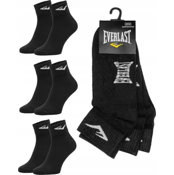 Pánské ponožky Everlast ponožky SKQ003 černé, velikost 43-46