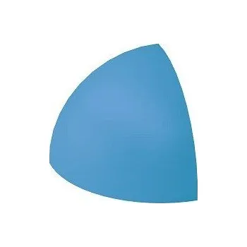 Dlažba Gammo Colours niebieski profil E mat - venkovní roh 3x3 modrá 171393