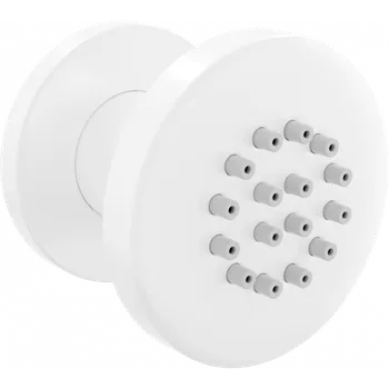 Tyč na sprchový závěs Mexen - podmítková sprchová tryska, kulatá 50 mm, bílá, 79361-20