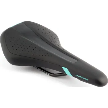 Sedlo na kolo VELO Sedlo VL-4330, barva černá/tyrkys