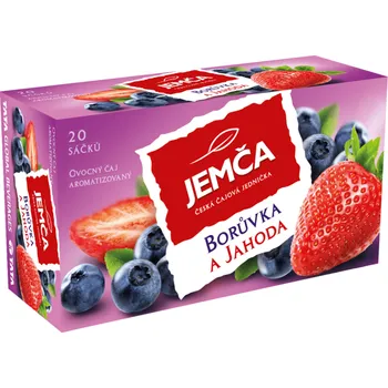 Čaj CZ distribuce JEMČA Čaj borůvka/jahoda 40 g