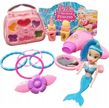 PANENKA SYRENA KOSMETICKÉ DOPLŇKY NÁRAMKY KARTÁČ 11 CM E1986 EMAJ