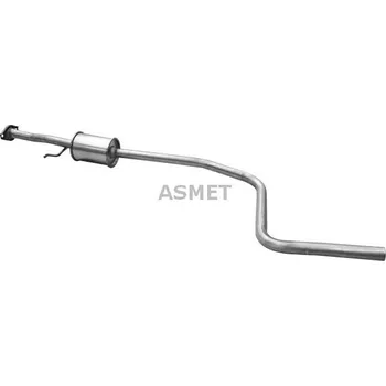 Výfukový systém Střední tlumič výfuku ASMET 24.036