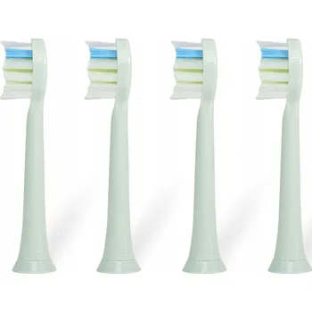 Péče o chrup 4 x NÁHRADNÍ HLAVICE PRO SONICKÝ KARTÁČEK OROMED ORO-SONIC PROFESSIONAL ZELENÉ