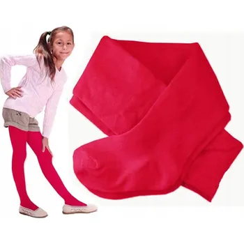 YOCLUB punčocháče červené bavlna, velikost 104