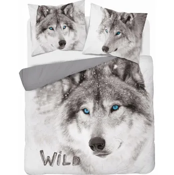 Povlečení Bavlněné Povlečení 220x200 Vlk Holland