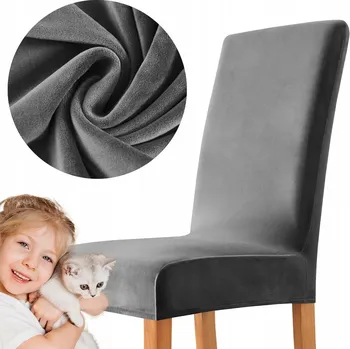 Obraz Potah na židli meble odnowa šedý