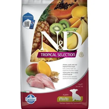 Krmivo pro psa N&D TROPICAL SELECTION Dog LG Chicken Puppy Mini 5 kg