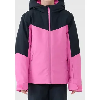 4F Zateplená lyžařská bunda pro dívky 4FJWAW25TTJAF0818 růžová