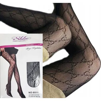 Dámské oblečení Punčocháče kabaretky Sexy Temptation černé 30 den univerzální s nápisy