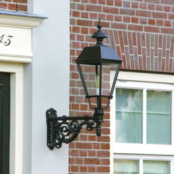 Venkovní osvětlení K.S. Verlichting Vkusné venkovní nástěnné svítidlo M43, zelené - Světelná hlava 35 x 35 cm transparentní 1 x 60 W - Doprava zdarma