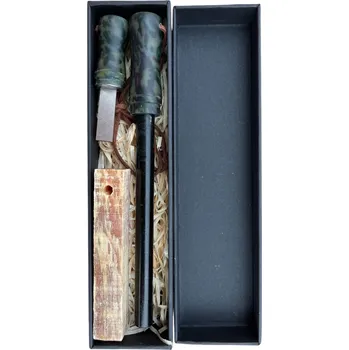 Vybavení pro přežití PKshop Dárková sada Micarta HG Velikost: M, Výběr dárkové krabičky: černá 35x45x175 mm