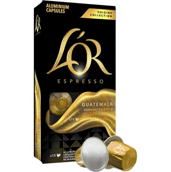 L'or L´OR Espresso Guatemala kapsle pro Nespresso 10 kapslí Datum expirace 21.11.2025