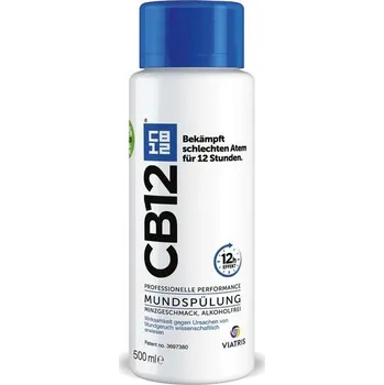 Ústní voda Ústní voda CB12 – Bojuje s příčinou zápachu z úst – vědecky prokázaný 12hodinový účinek, Máta – 500