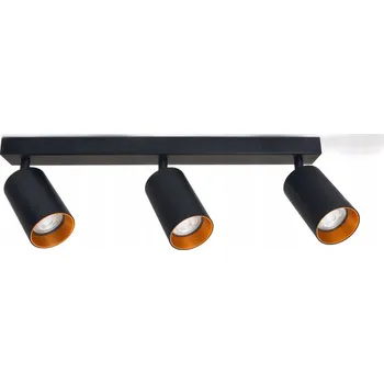 Stropní bodové svítidlo obdélníkové Masterled černé, žluté