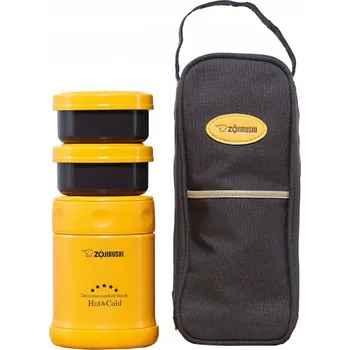 Termoska Jídlonosič s taškou Zojirushi SW-EXE35-DB 9x25,5 cm 350 ml oranžový