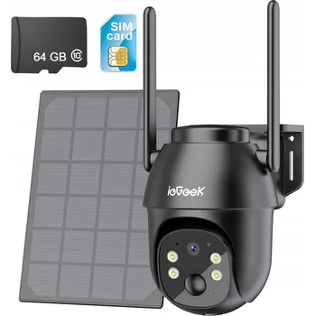 Bezpečnostní kamera IP kopulovitá (dome) kamera ieGeek TZ-SG330EU GSM 4G LTE SIM 2K 3MPx 3 Mpx