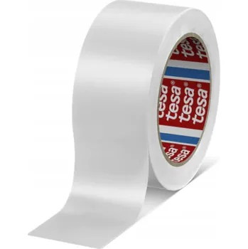 Výstražná páska tesa bílá 33 m x 50 mm