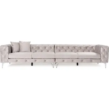 Pohovka Čtyřmístná pohovka Como 344 cm šedá