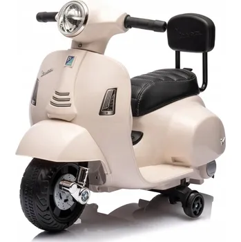 Odrážedlo Akumulátor Odrážedlo Vespa s opěradlem, bílý