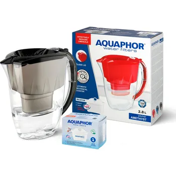 Filtrace vody Filtrační konvice Aquaphor Amethyst 2,8 l černá
