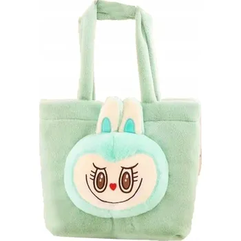 Kabelka Plyšová kabelka Labubu zelená přes rameno roztomilá kabelka Dárek