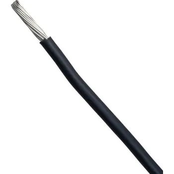 Flexibilní kabel EcoWire 2,1mm - 0,5m, černý, Alpha Wire