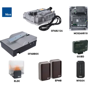 Pohon brány Sada pohonu NICE S-Fab SFAB2124 pro jednokřídlou bránu do 2,3 m/400 kg