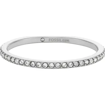 Prsten Prstýnek Fossil Ellis Pavé Glitz JF04687040 stříbrná SLV, vel. 12