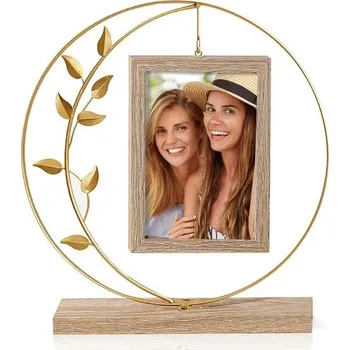 Rám na obraz Fotorámeček Aresvrgo zlatý