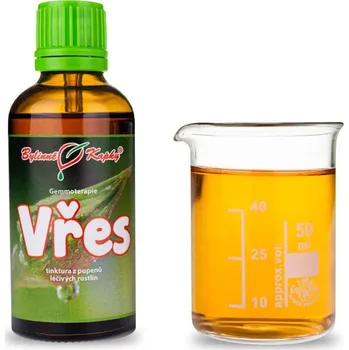 Doplněk stravy Bylinné kapky s.r.o. Vřes - tinktura z pupenů (gemmoterapie) 50 ml | Bylinné kapky