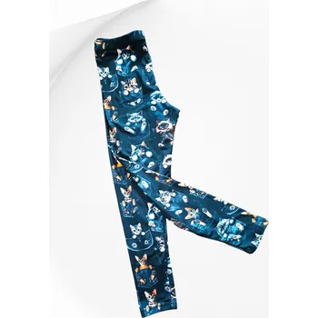 Dívčí legíny Dětské funkční legíny 122 128 Velikost: 122/128 kočičky v kapsách (guma 26cm) Dětské legíny